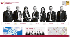 Desktop Screenshot of kanzlei-englbrecht.de